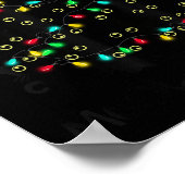 Merry Catmas Cat Christmas Tree Kids Girls Boys Me Poster (Hoek)