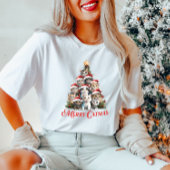 Merry Catmas Cat Christmas Tree T-shirt