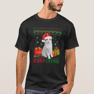 Merry Catmas Cat Ugly Kerstmis Turks Van Mam Da T-shirt