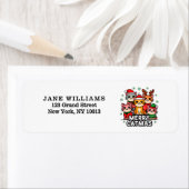 Merry Catmas Christmas Return Address Label (Insitu)