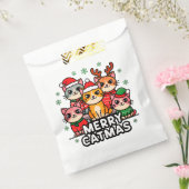 Merry Catmas Funny Christmas Bedankzakje (Gezegeld)