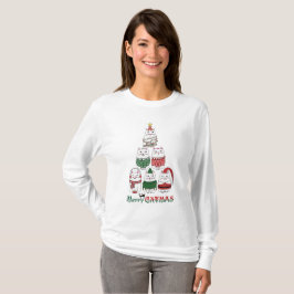 Merry Catmas Funny Kerstmis T-shirt