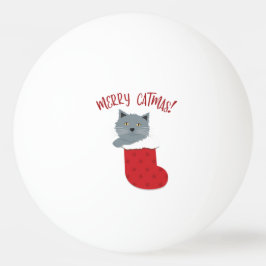 Merry Catmas. Pingpongbal