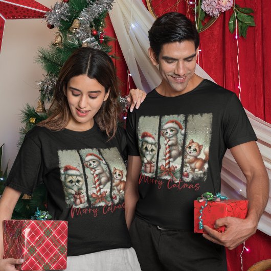 Merry Catmas T-shirt
