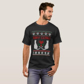 Merry Catmas Ugly T-shirt (Voorkant volledig)