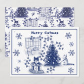 Merry Catmus - kerstkaart (Voorkant / Achterkant)