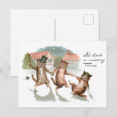 Merry Cats door Louis Wain Briefkaart (Voorkant / Achterkant)