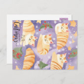 Merry Catsmas Briefkaart (Voorkant / Achterkant)