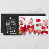 MERRY CHALKBOARD | HOLIDAIRE FOTOKAART FEESTDAGENKAART (Voorkant / Achterkant)