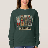 MERRY Character Collage Christmas Shirt Gift (Voorkant)