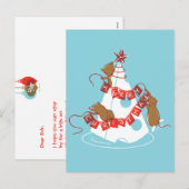 Merry Cheesemas Holiday Briefkaart (PERSONALISEREN (Voorkant / Achterkant)