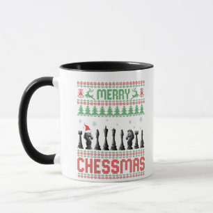 Merry Chessmas Funny Chess christmas Ugly Sweater Mok