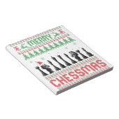 Merry Chessmas Funny Chess - kerstfeest Ugly Sweat Notitieblok (Schuin)