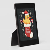 Merry Chickmas Chicken Fotoplaat (Zijkant)