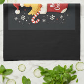 Merry Chickmas Chicken Theedoek (Gevouwen)