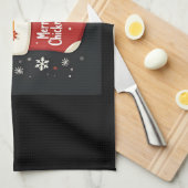 Merry Chickmas Chicken Theedoek (Quarter Fold)