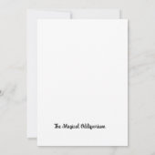 Merry Chickmas Kaart (Achterkant)