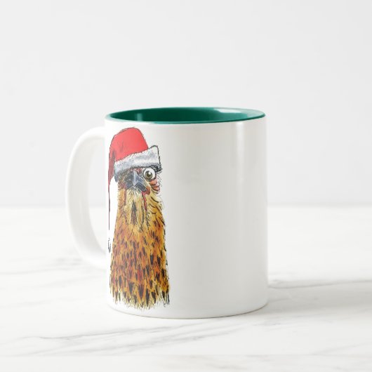 Merry Chickmas Mok (Voorkant links)