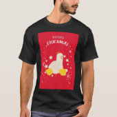 Merry Chickmas T-shirt (Voorkant)