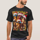 Merry Chickmas T-shirt (Voorkant)