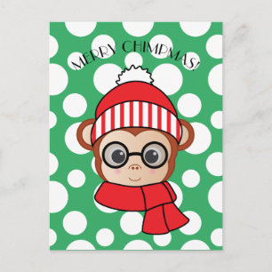 Merry Chimpmas Briefkaart