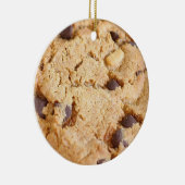 Merry Chip-Mas, Funny Cookie Kerstmis Keramisch Ornament (Rechts)