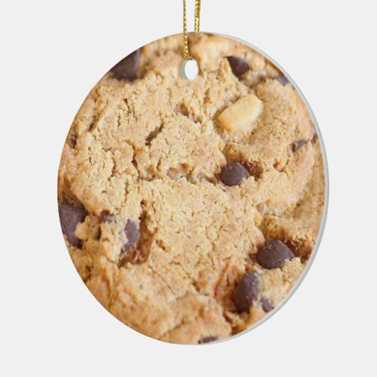 Merry Chip-Mas, Funny Cookie Kerstmis Keramisch Ornament (Links)