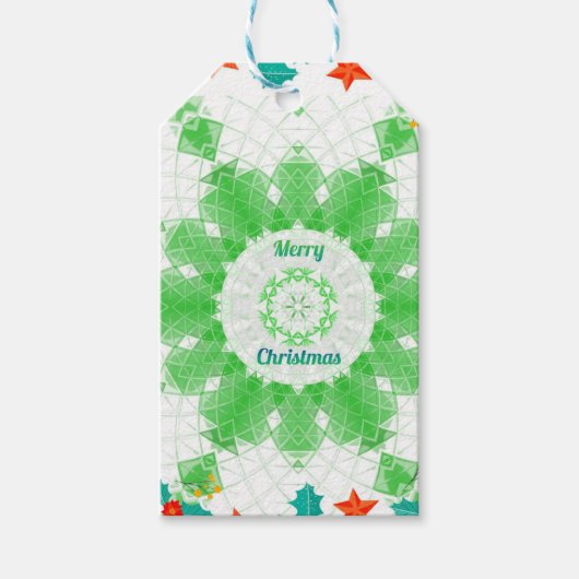 Merry Chirstmas Cadeaulabel (Voorkant)