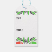 Merry Chirstmas Cadeaulabel (Achterkant)