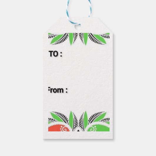 Merry Chirstmas Cadeaulabel (Achterkant)