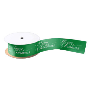 Merry Chistmas - Aangepast kerstkleurenlint Satijnen Lint