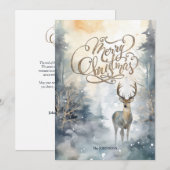 Merry Chistmas Feestdagenkaart (Voorkant / Achterkant)