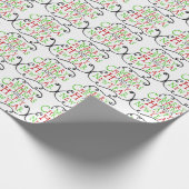 Merry Chistmas Happy New Year Wrapping Paper Cadeaupapier (Hoek)