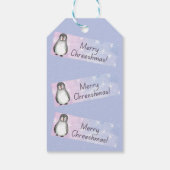 Merry Chreeshmas Penguin Cadeaulabel (Achterkant)