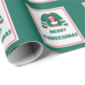 Merry Chreeshmas Penguin Sweater Cadeaupapier (Rol Hoek)