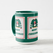 Merry Chreeshmas Penguin Sweater Mok (Voorkant links)