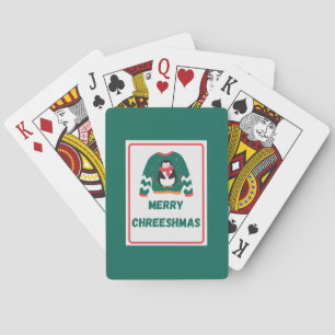 Merry Chreeshmas Penguin Sweater Pokerkaarten