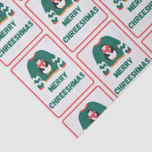 Merry Chreeshmas Penguin Sweater Tissuepapier (Detail)