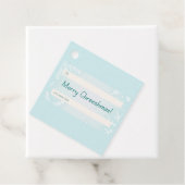 Merry Chreeshmas Snowflake Bedankjes Labels (In situ)