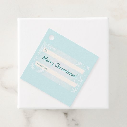 Merry Chreeshmas Snowflake Bedankjes Labels (In situ)