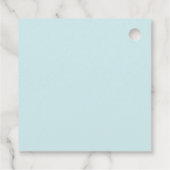 Merry Chreeshmas Snowflake Bedankjes Labels (Achterkant)