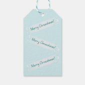 Merry Chreeshmas Snowflake Cadeaulabel (Achterkant)