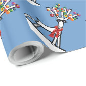 Merry Chris Moose Cadeaupapier (Rol Hoek)