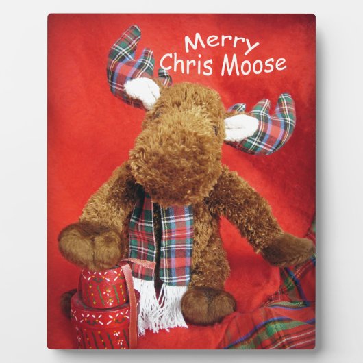 Merry Chris Moose Fotoplaat (Voorkant)