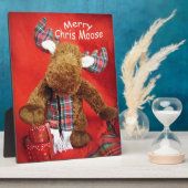 Merry Chris Moose Fotoplaat (Zijkant)