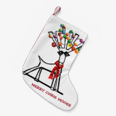 Merry Chris Moose Kleine Kerstsok (Voorkant (Hangend))