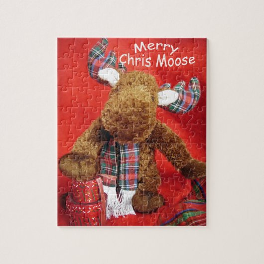 Merry Chris Moose Legpuzzel (Verticaal)