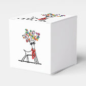 Merry Chris Moose of rendier Bedankdoosjes (Voorkant Zijde)