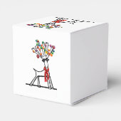 Merry Chris Moose of rendier Bedankdoosjes (Achterkant)