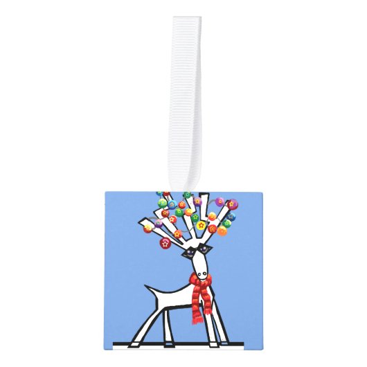 Merry Chris Moose Ornament (Voorkant)